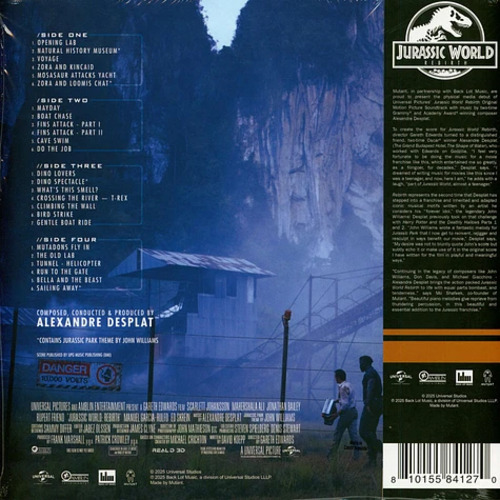 Виниловая пластинка OST - Jurassic World Rebirth (Alexandre Desplat) (Black Vinyl 2LP)