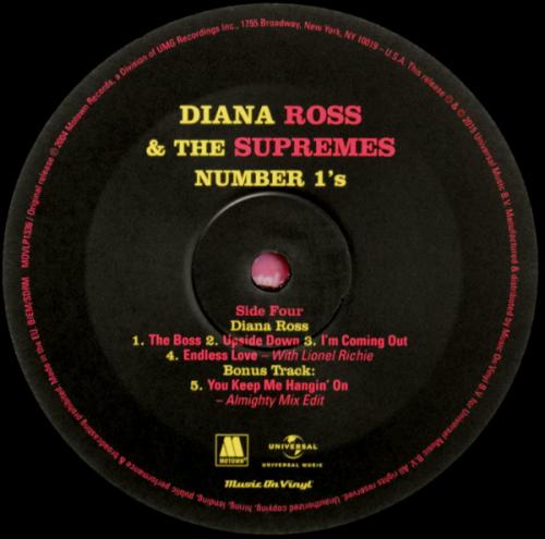 Виниловая пластинка Diana Ross & The Supremes NO 1S (180 Gram)