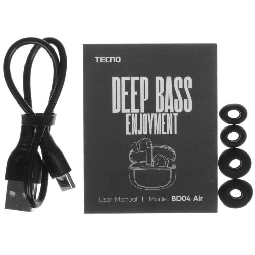 Наушники TECNO BD04 Buds 4 Air Black