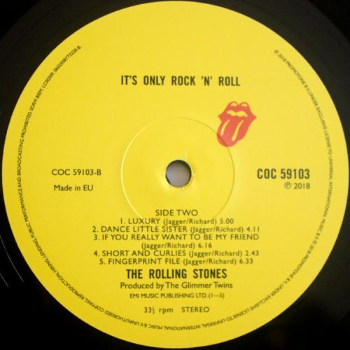 Виниловая пластинка Rolling Stones — IT'S ONLY ROCK 'N' ROLL (HALF SPEED MASTER) (LP)