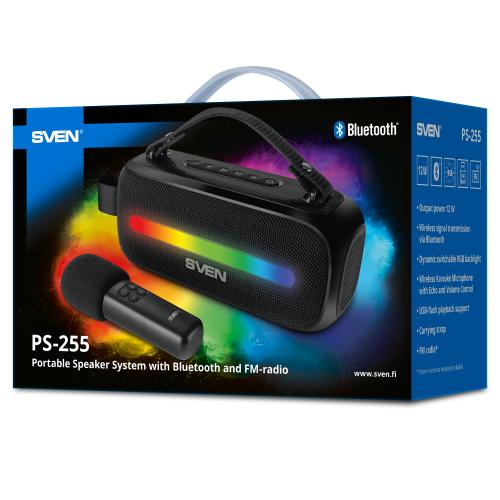 Портативная акустика Sven PS-255 Black