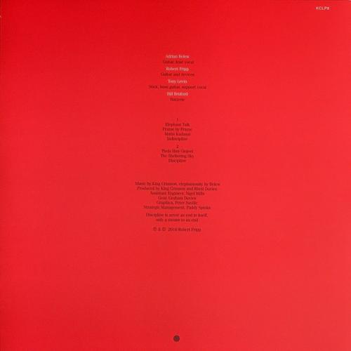 Виниловая пластинка King Crimson — DISCIPLINE (200 GR. VINYL) (LP)