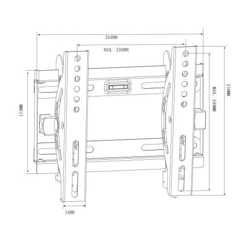 Кронштейн для телевизора Benatek PLASMA-66B