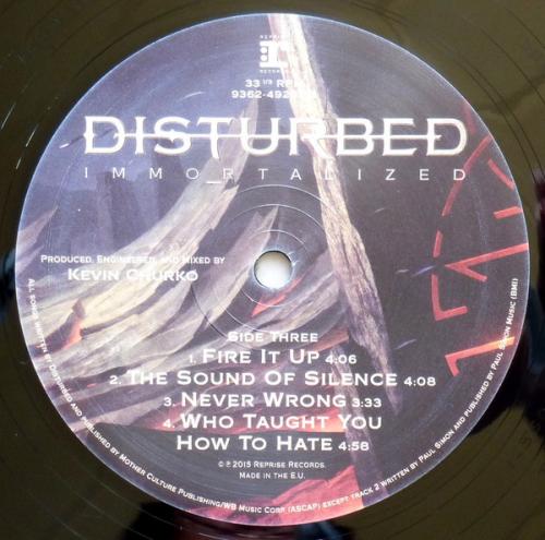 Виниловая пластинка WM Disturbed Immortalized (Gatefold)
