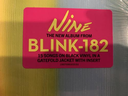 Виниловая пластинка Blink-182, Nine (Black Vinyl/Gatefold)