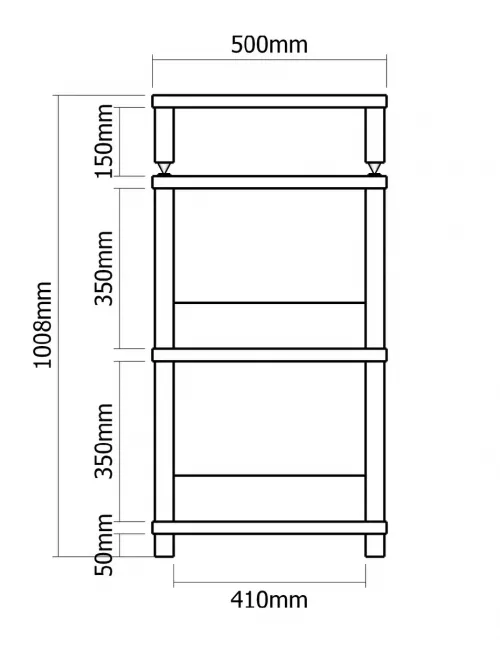 Hi-Fi стойка VOXmodule CASA 04 (орех)