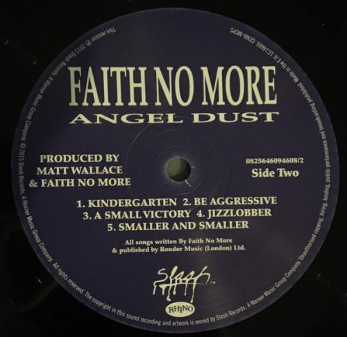 Виниловая пластинка WM Faith No More Angel Dust (180 GRAM)