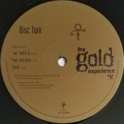 Виниловая пластинка The Artist - The Gold Experience (Black Vinyl 2LP)