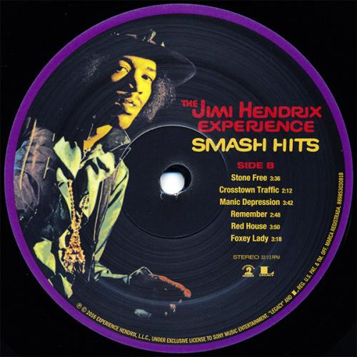 Виниловая пластинка Sony Jimi Hendrix Smash Hits (140 Gram)
