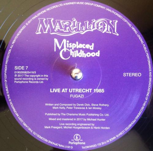 Виниловая пластинка Marillion MISPLACED CHILDHOOD (DELUXE/BOX SET)
