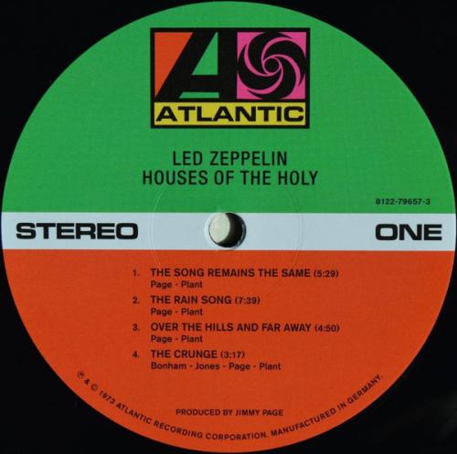 Виниловая пластинка WM Led Zeppelin Houses Of The Holy (Remastered/180 Gram/Gatefold)