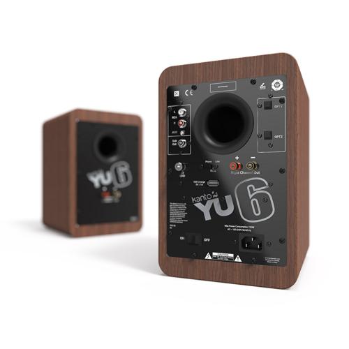 Полочная акустика Kanto Audio YU6 WN-FG Walnut