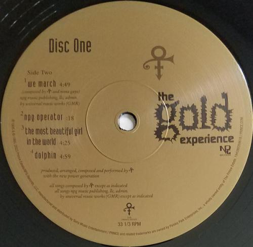 Виниловая пластинка The Artist - The Gold Experience (Black Vinyl 2LP)