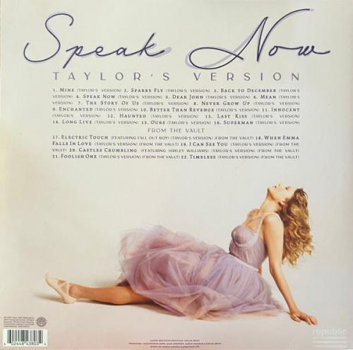Виниловая пластинка Taylor Swift - Speak Now (Taylor's Version) (coloured)