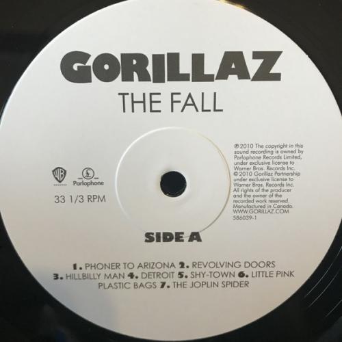 Виниловая пластинка Gorillaz, The Fall (Black Vinyl)