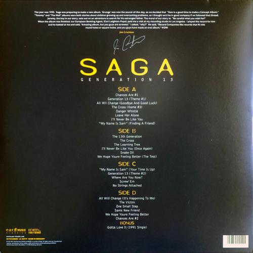 Виниловая пластинка Saga - Generation 13 (180 Gram Black Vinyl 2LP)