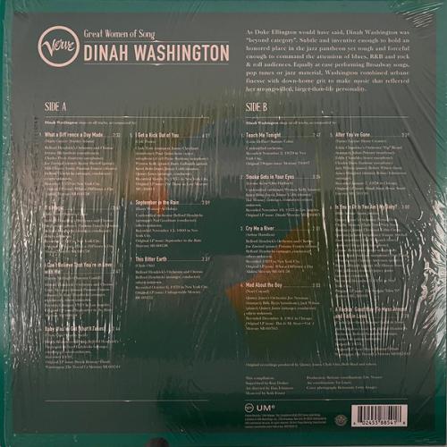 Виниловая пластинка Dinah Washington - Great Women Of Song (Black Vinyl LP)