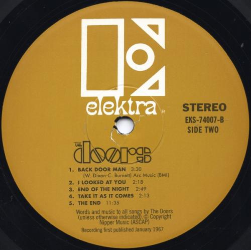 Виниловая пластинка WM The Doors The Doors (Stereo) (180 Gram/Remastered)