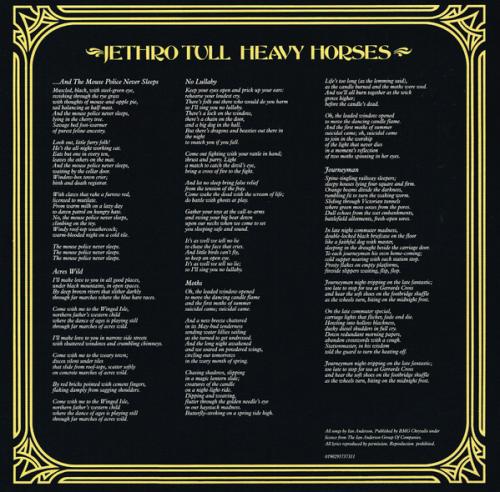 Виниловая пластинка WM Jethro Tull Heavy Horses (Steven Wilson Remix) (180 Gram)