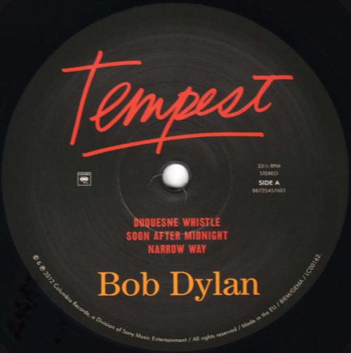 Виниловая пластинка Bob Dylan TEMPEST (2LP+CD/180 Gram)