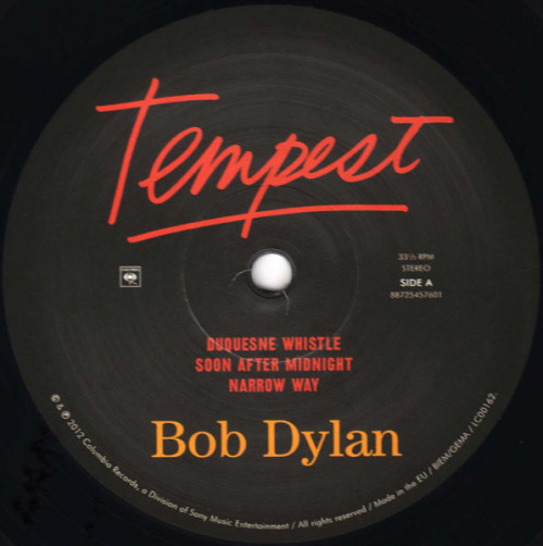 Виниловая пластинка Bob Dylan TEMPEST (2LP+CD/180 Gram)