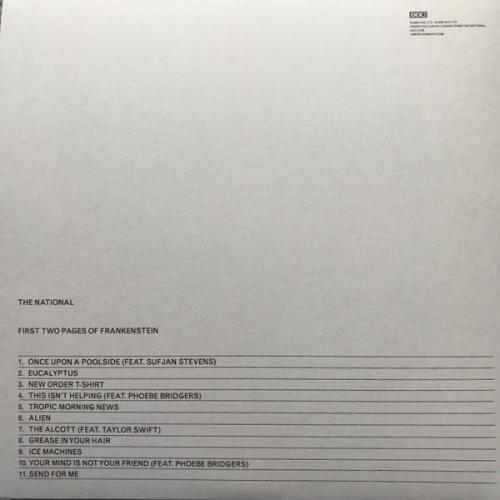 Виниловая пластинка The National - First Two Pages Of Frankenstein (Coloured Vinyl LP)