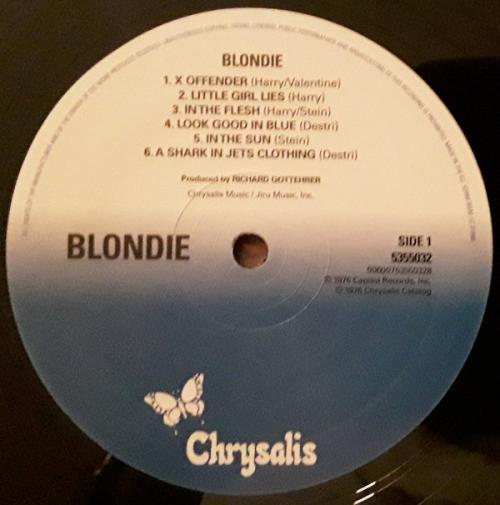 Виниловая пластинка Blondie, Blondie