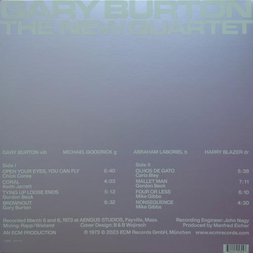 Виниловая пластинка Gary Burton - The New Quartet (Analogue) (Black Vinyl LP)