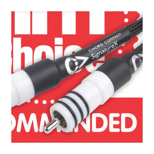 Кабель межблочный аудио Chord Company SignatureX Tuned ARAY 2RCA to 2RCA 1m