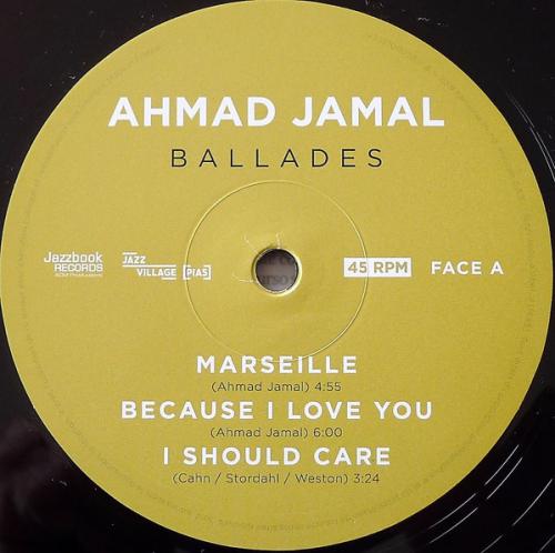 Виниловая пластинка Ahmad Jamal - Ballades (Black Vinyl 2LP)