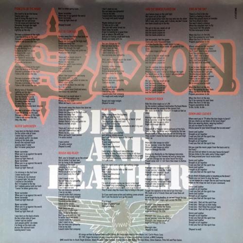 Виниловая пластинка Saxon - Denim And Leather (Limited Edition 180 Gram Coloured Vinyl LP)