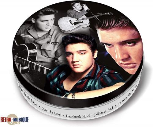 Подставки из винила ELVIS PRESLEY - 8 PIECES COASTER SET WITH REAL VINYL COASTERS - RETRO MUSIQUE