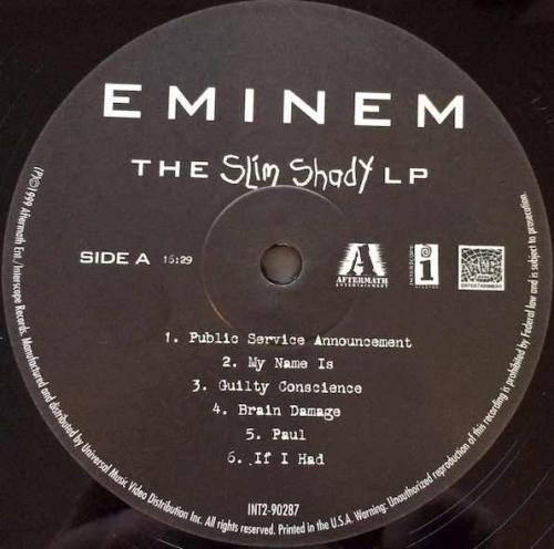 Виниловая пластинка Eminem, The Slim Shady 2LP
