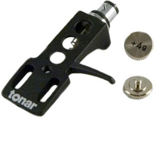 Универсальный держатель картриджей Tonar DJ Headshell black c грузом (2 и 4 г) (4604)