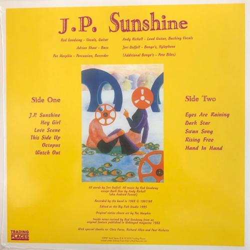 Виниловая пластинка J.P. Sunshine - J.P. Sunshine (Black Vinyl LP)