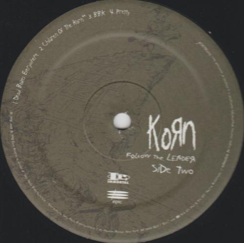 Виниловая пластинка Sony Korn Follow The Leader (Black Vinyl)