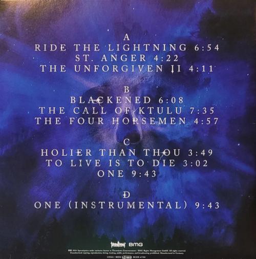 Виниловая пластинка Apocalyptica - Plays Metallica Vol.2 (Transparent Blue Vinyl 2LP)