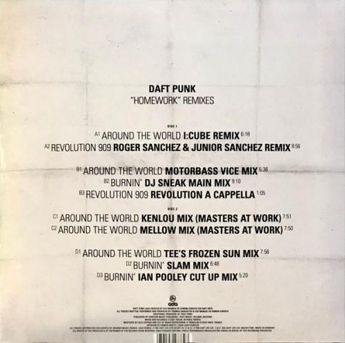 Виниловая пластинка DAFT PUNK - HOMEWORK - REMIXES (2LP)