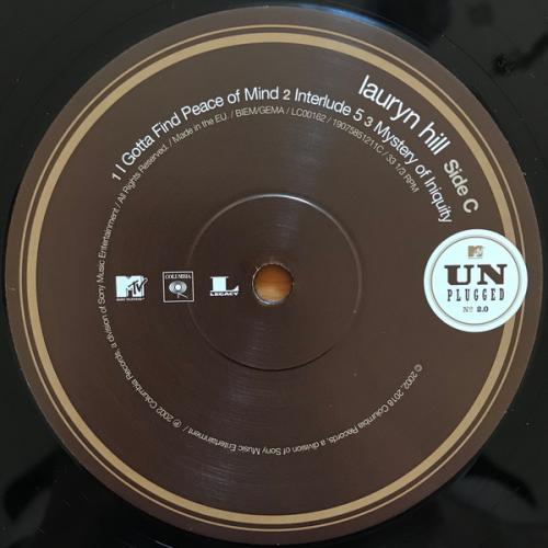 Виниловая пластинка Hill, Lauryn, Mtv Unplugged No. 2.0 (Limited Black Vinyl/Booklet)