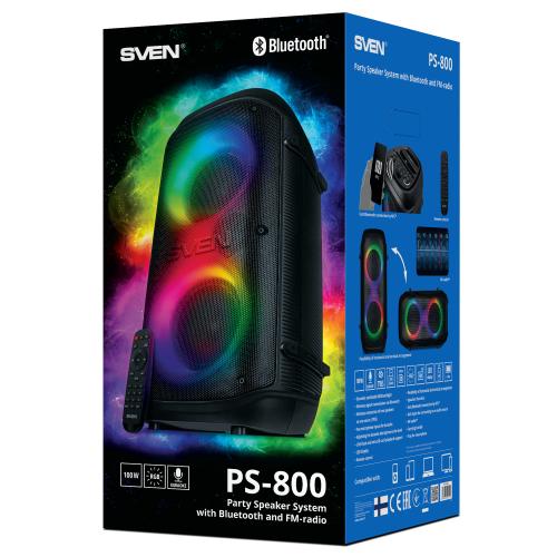 Портативная акустика Sven PS-800 Black