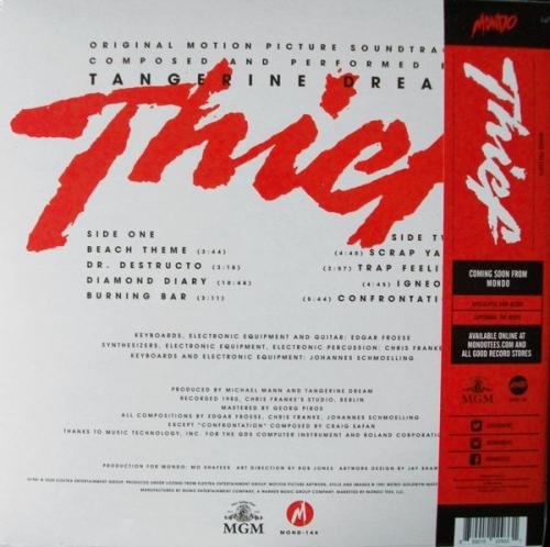 Виниловая пластинка Tangerine Dream - Thief (OST) (Black Vinyl LP)