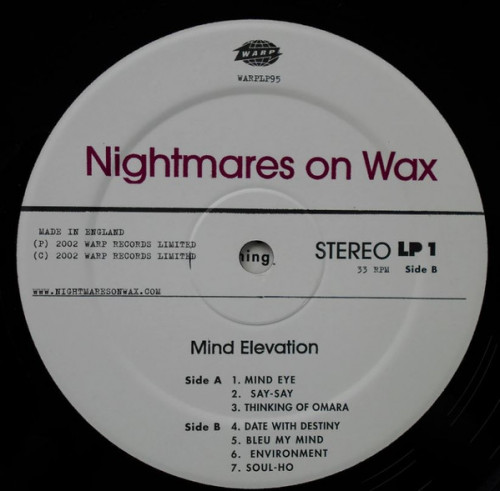 Виниловая пластинка Nightmares On Wax - Mind Elevation (Black Vinyl 2LP)