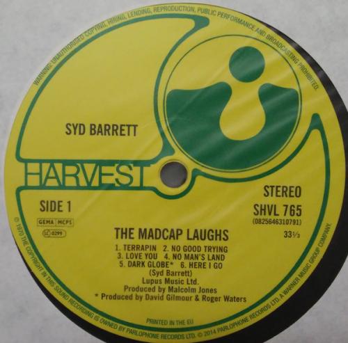 Виниловая пластинка PLG Syd Barrett The Madcap Laughs (Gatefold)
