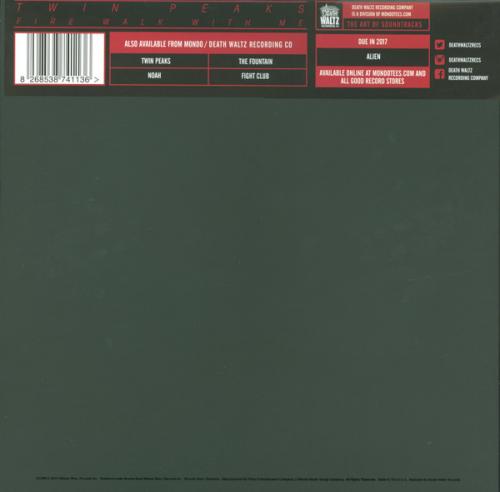 Виниловая пластинка OST - Twin Peaks: Fire Walk With Me (Red/Black Marbled Vinyl 2LP)