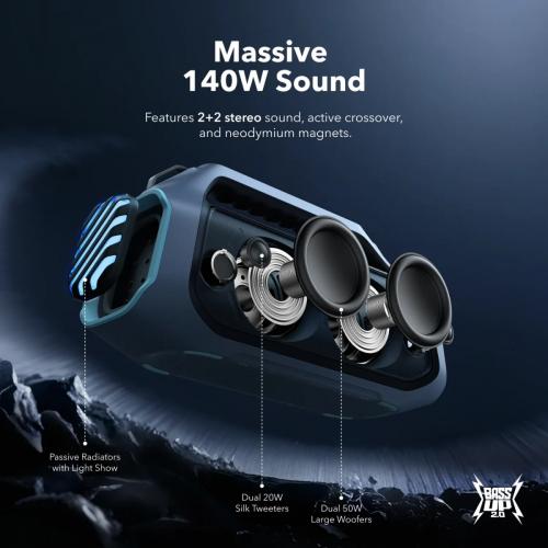 Колонка Soundcore Boom 2 Explorer Blue