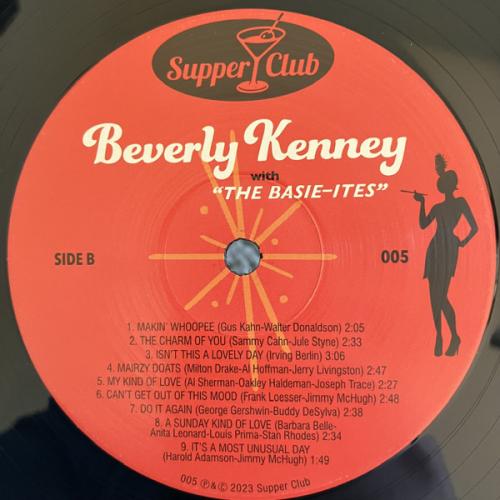 Виниловая пластинка Beverly Kenney - With The Basie-Ites (Black Vinyl LP)