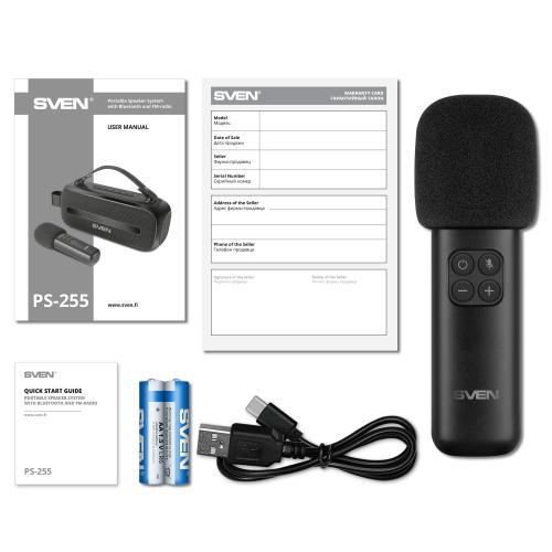 Портативная акустика Sven PS-255 Black