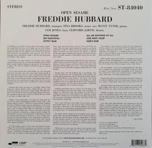 Виниловая пластинка Hubbard, Freddie, Open Sesame