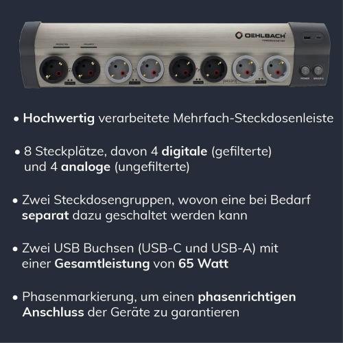 Разветвитель питания Oehlbach STATE OF THE ART XXL Power Socket 907 (D1C17031)