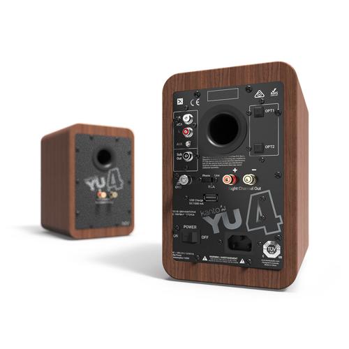 Полочная акустика Kanto Audio YU4 WN-FG Walnut